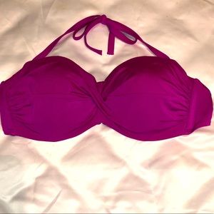 Magenta Victoria Secret Swim Top.  Size 34DD.  Lightly used.  Great condition